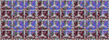 Mavi renkli çiçekler. Gömlek baskısı için çiçek boyası. Çiçeksiz desenli arka plan.