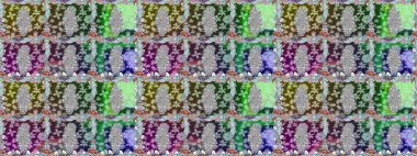 Çiçekli kusursuz retro desen. Tarafsız renklerde çiçekler. Renkli Yaz Temalı Kusursuz Arkaplan. Düz Çiçek Elementleri Tasarımı.