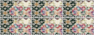 Çiçek desenli raster, nötr çizgi grafik desenli soyut raster arkaplan. Modern stil dokusu.