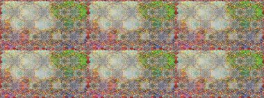 Elle çizilmiş çiçek deseni (fayans). Tekstil için dikişsiz suluboya desen. Sevimli çiçekleri, desenleri, gri renkleri olan renksiz desenler..