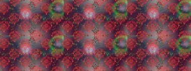 Yapraklı kusursuz desen. Şirin, zarif çiçekler Raster illüstrasyonu. Poster ya da kapak için arka plan. Tekstil için figür. Davetiye ve kartpostal tasarımı için dekoratif çiçek unsurları.