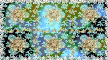 Tarafsız renklerde grafiksel modern kusursuz desen. Kusursuz çiçek deseni. Duvar kâğıdı barok, İspanyol kumaşı. Kusursuz raster arkaplanı.