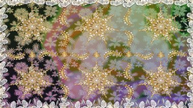 Kusursuz klasik raster grisi ve altın desenli. Klasik klasik klasik arka plan. Geleneksel oryantasyon süsü.