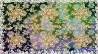 Kusursuz çiçek deseni. Kusursuz raster arka plan. Duvar kâğıdı barok, İspanyol kumaşı. Gri renklerde grafiksel, modern, pürüzsüz desen.