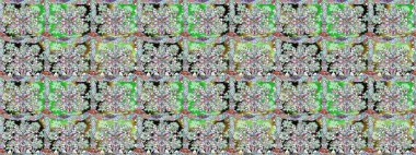 Raster. Tarafsız renklerde güzel çiçekler, suluboya desenli, duvar kağıdı, kart ya da kumaş için fayanslı..