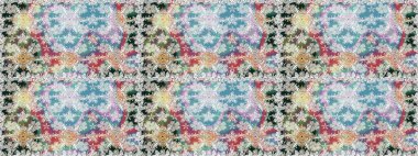 Raster illüstrasyonu. Tarafsız renklerde bahar çiçekleri. Raster çiçek desenli ve çiçekli..