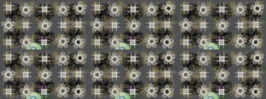 Kışın sembolü. Güzel dekorasyon. Raster illüstrasyon kar taneleri. Gri, nötr ve kahverengi renkli suluboya kar taneleri.