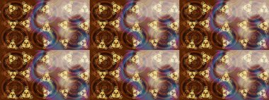 Kahverengi, bej ve gri renkler ve kar taneleri. Renkli arka planda izole tatlı kar taneleri. Raster illüstrasyonu.