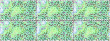 Kumaş, tekstil, baskı ve davetiye için arka plan. Kusursuz desen. Raster illüstrasyonu. Yeşil, mavi ve nötr renklerde güzel renk kelebekleri.