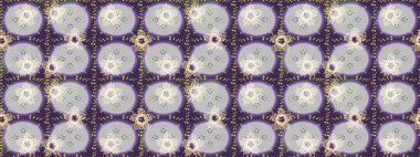 Tarafsız, mor ve gri renklerde suluboya kar taneleri. Kışın sembolü. Güzel dekorasyon. Raster çizimi kar taneleri.