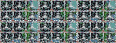 Ev dekorasyonu. Paisley baskı el çizilmiş elemanları. Fantezi çiçekler, doğal duvar kağıdı, çiçek dekorasyon kıvırcık illüstrasyon ile Dikişsiz desen.