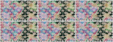 Raster illüstrasyonu. Tarafsız renklerde bahar çiçekleri. Raster çiçek desenli ve çiçekli..