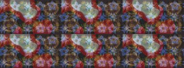 Raster illüstrasyonu. Renkli arka planda izole tatlı kar taneleri. Kahverengi, gri ve nötr renkler kar taneleriyle.