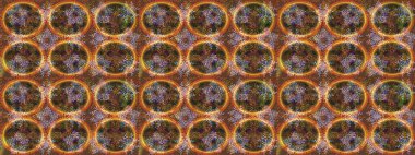 Düz Çiçek Elementleri Tasarımı. Sevimli çiçek raster deseni. Modaya uygun kumaş deseni. Renkli Yaz Teması çizim şablonu.