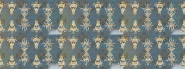 Kar tanesi rengarenk desen. Soyut kar taneleri arkaplanda izole edilmiş düz dizayn. Raster kar taneleri arka planda. Kar taneleri deseni. Raster illüstrasyonu.