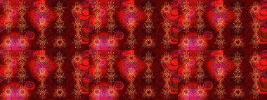 Raster kar taneleri deseni. Renkli arka planda güzel kar taneleri. Raster illüstrasyonu.