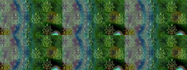 Kar Tanesi Mozaik ikonu. Düz dizayn. Grafiksel element dekorasyonu. Raster illüstrasyonu. Siluet kar taneleri tabelası yeşil ve gri renkleri izole ediyor. Sembol kışı, donmuş, Noel, yeni yıl tatili.