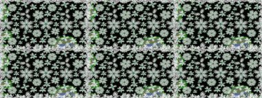 Çiçekler suluboya seamless modeli. Raster şık kumaş deseni.