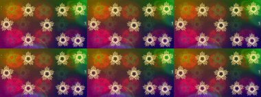 Kış arka plan. Raster resim. Noel kar taneleri ile arka plan. Raster Noel renkli arka plan ile sevimli kar tanesi.