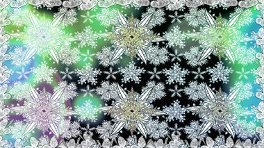 Motley illüstrasyonu. Tarafsız çiçekli bahar çiçekleri. Küçük çiçekte güzel bir desen. Küçük renkli çiçekler. Moda baskıları için zarif bir şablon.