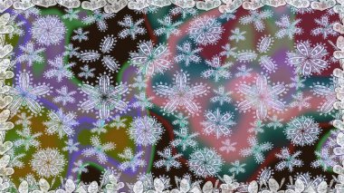 Parlak buketleri moda grunge arka plan üzerinde. Çiçek açması arka plan kumaş, duvar kağıdı ve kağıt baskı almak için. Küçük bir çiçek bir vintage tarzı ile şirin seamless modeli. Raster illüstrasyon.