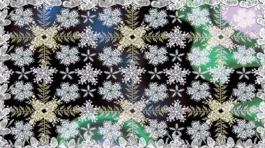 Çiçeksiz desenli, suluboya elle çizilmiş elementler. Parlak renkli fantezi çiçekleri, yapraklar, gri renkli tomurcuklar.