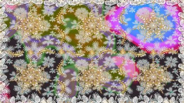 Noel altın kar tanesi kusursuz desen. Gri renkli altın kar taneleri. Sembol bayramı, yeni yıl kutlamaları, altın desenler. Kış kar dokusu duvar kağıdı.