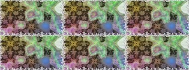 Raster illüstrasyonu. Renkli Bahar Temalı Kusursuz Arkaplan. Düz Çiçek Elementleri Tasarımı. Çiçek deseni. Kusursuz Chichi kumaş deseni..