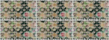 Çiçekli, suluboya desenli kusursuz çiçek deseni. Küçük çiçekte güzel bir çiçek deseni var. Raster deseni.