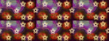 Kış kartı Mutlu Noeller, Yeni Yıl ve Mutlu Tatil Raster çizimleri. Kar taneleri arka planda. Kahverengi, mor ve kırmızı kar taneli Noel kartı Kahverengi, mor ve kırmızı renkler.