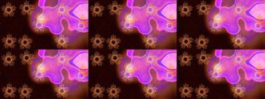 Kar taneleri tasarımı. Son moda kar taneleri ve elementler onun kartlarını gösteriyor. Retro stil dokusu, şablon kış elementleri. Modern tasarım posteri, kapak, siyah, kahverengi ve pembe renkli kart tasarımı.