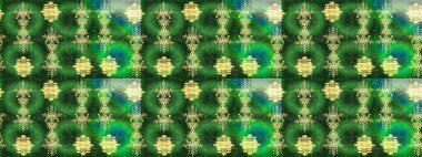 Basit bir kar tanesi. Yeşil, sarı ve mavi renkler üzerine illüstrasyon. Soyut duvar kâğıdı, ambalaj dekorasyonu. Kışın sembolü, mutlu noeller, mutlu yeni yıl kutlaması Raster illüstrasyonu..