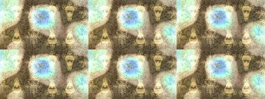 Kar tanesi rengarenk desen. Kar taneleri deseni. Raster illüstrasyonu. Soyut kar taneleri arkaplanda izole edilmiş düz dizayn. Raster kar taneleri arkaplanı.