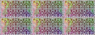 Suluboya, elle çizilmiş. Kusursuz bir arka plan modeli. Vadinin çiçekleri tarafsız renklerde. Raster - stok.