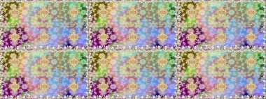 Kusursuz kıvırcık saçlar. Doğulu stil, altın elementlerle altın rengi nötr renkte arabesk yapar. Raster altın desen.