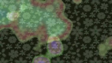 Renkli unsurlarla hareketli arka plan görüntüleri. Suluboya desenli el çizimi kelebekler. Hoş renklerde illüstrasyon. Kusursuz. Döngü.