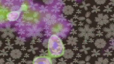 Renkli unsurlarla hareketli arka plan görüntüleri. Suluboya desenli el çizimi kelebekler. Hoş renklerde illüstrasyon. Kusursuz. Döngü.