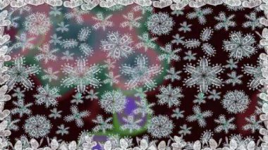 Renkli unsurlarla hareketli arka plan görüntüleri. Suluboya desenli el çizimi kelebekler. Hoş renklerde illüstrasyon. Kusursuz. Döngü.