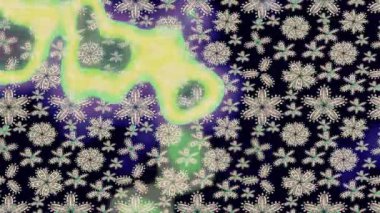 Renkli unsurlarla hareketli arka plan görüntüleri. Suluboya desenli el çizimi kelebekler. Hoş renklerde illüstrasyon. Kusursuz. Döngü.