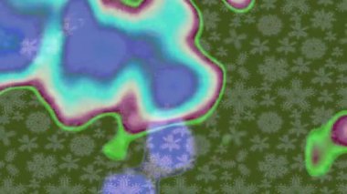 Renkli unsurlarla hareketli arka plan görüntüleri. Suluboya desenli el çizimi kelebekler. Hoş renklerde illüstrasyon. Kusursuz. Döngü.