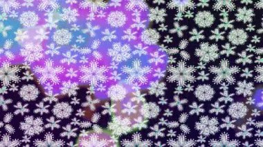 Renkli unsurlarla hareketli arka plan görüntüleri. Suluboya desenli el çizimi kelebekler. Hoş renklerde illüstrasyon. Kusursuz. Döngü.