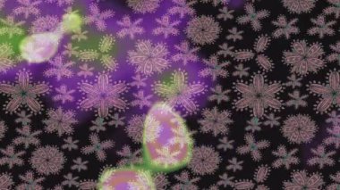 Renkli unsurlarla hareketli arka plan görüntüleri. Suluboya desenli el çizimi kelebekler. Hoş renklerde illüstrasyon. Kusursuz. Döngü.