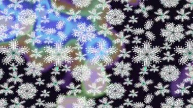 Renkli unsurlarla hareketli arka plan görüntüleri. Suluboya desenli el çizimi kelebekler. Hoş renklerde illüstrasyon. Kusursuz. Döngü.