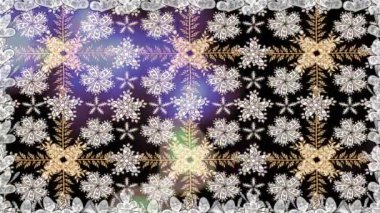 Renkli unsurlarla hareketli arka plan görüntüleri. Suluboya desenli el çizimi kelebekler. Hoş renklerde illüstrasyon. Kusursuz. Döngü.