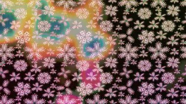 Renkli unsurlarla hareketli arka plan görüntüleri. Suluboya desenli el çizimi kelebekler. Hoş renklerde illüstrasyon. Kusursuz. Döngü.