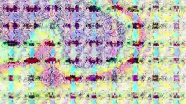 Renkli unsurlarla hareketli arka plan görüntüleri. Suluboya desenli el çizimi kelebekler. Hoş renklerde illüstrasyon. Kusursuz. Döngü.