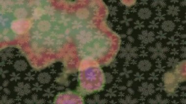 Renkli unsurlarla hareketli arka plan görüntüleri. Suluboya desenli el çizimi kelebekler. Hoş renklerde illüstrasyon. Kusursuz. Döngü.