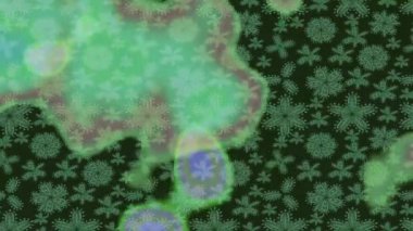 Renkli unsurlarla hareketli arka plan görüntüleri. Suluboya desenli el çizimi kelebekler. Hoş renklerde illüstrasyon. Kusursuz. Döngü.