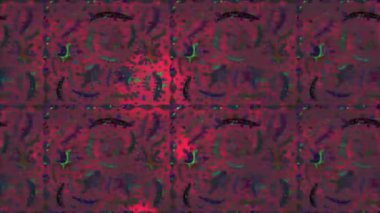 Renkli unsurlarla hareketli arka plan görüntüleri. Suluboya desenli el çizimi kelebekler. Hoş renklerde illüstrasyon. Kusursuz. Döngü.