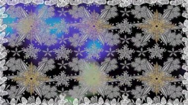 Renkli unsurlarla hareketli arka plan görüntüleri. Suluboya desenli el çizimi kelebekler. Hoş renklerde illüstrasyon. Kusursuz. Döngü.